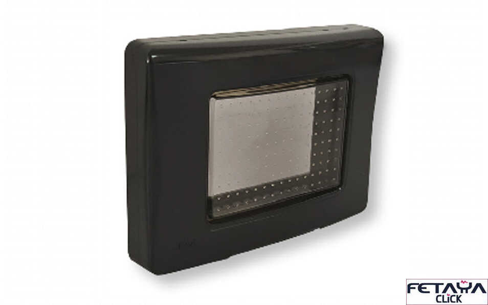 מסגרת שחור מט מוגנת מים 3 מקום Fetaya Click IP55