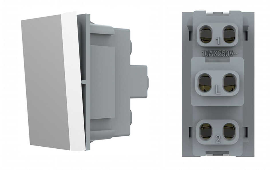 מפסק מחליף אפור 1 מודול LIVOLO דגם VL-FCMKS-1IP