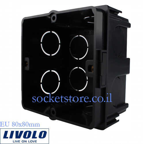 קופסת ביטון מרובעת LIVOLO MH04 80mm