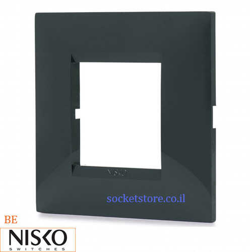 מסגרת שחורה מרובעת 2 מקום NISKO Switch BE