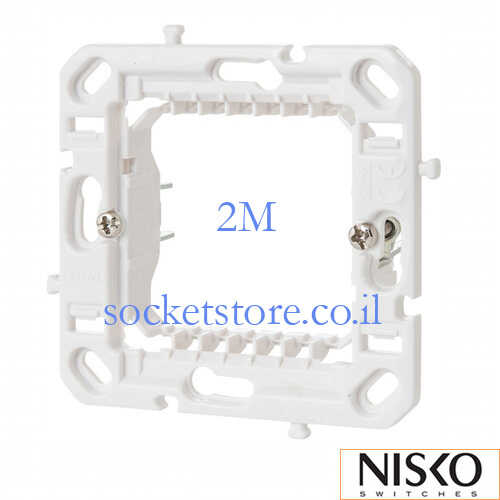 מתאם מרובע 2 מודול לקופסה עגולה NISKO Switch
