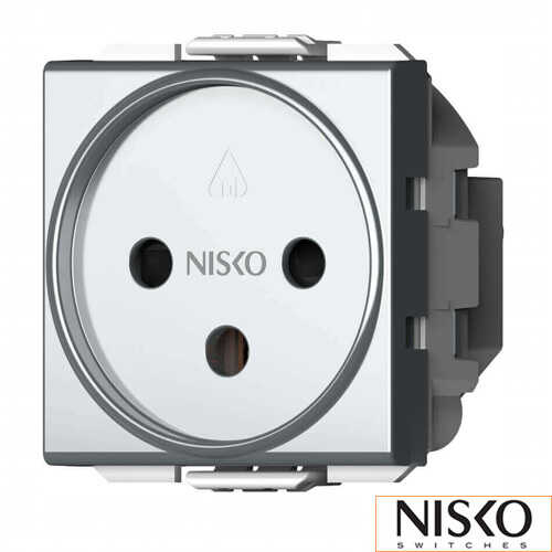 שקע כוח ישראלי 2 מודול טיטניום NISKO Switch