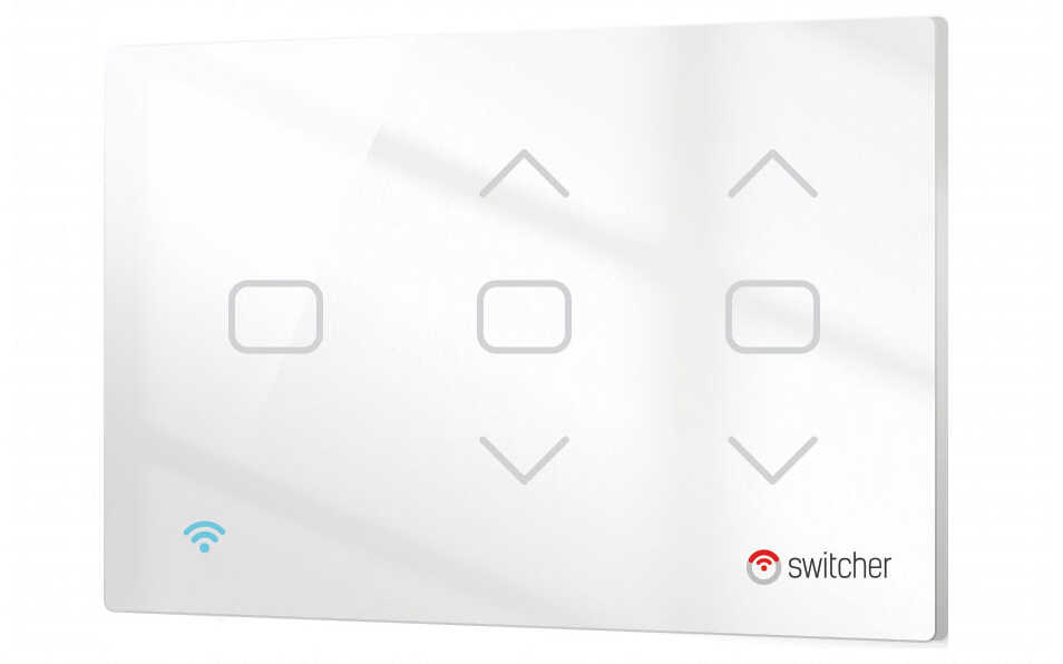 מפסק חכם לתריס חשמלי כפול ותאורה Switcher Runner s12