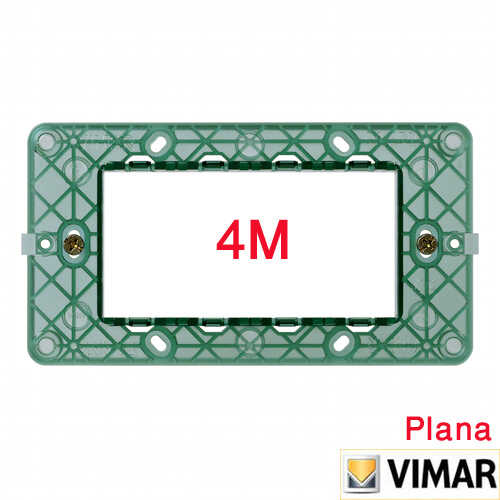 מתאם 4 מקום מלבני VIMAR Plana 14614